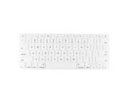 White Silicone Notebook Laptop Keyboard Film Skin for Macbook Pro 13 15 17
