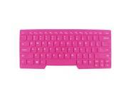 Fuchsia Soft Silicone Laptop Keyboard Skin Cover Protector Film for IBM 14
