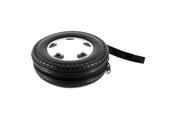 Black Gray Wheel Style 24 Capacity CD DVD Holder Bag Case Container