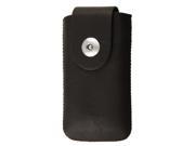 Coffee Color Faux Leather Pull Up Pouch Protector for iPhone 4 4G 4S