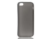 Dark Gray Soft Plastic Matte Protective Case Cover Skin for Apple iPhone 5 5G