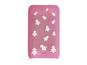 Christmas Tree Pink Silicone Case for iPod Touch II 2G