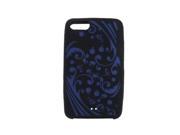 Silicone Black Blue Spoondrift Case for iPod Touch 2