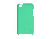 Rubberized Plastic Back Cover Green for iPod Touch 4G