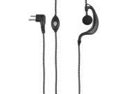 Unique Bargains Clip Ear Hanger Headset Black White for Motorola Radio