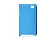 Plastic Skin Back Shell Phone Case Blue for iPod Touch 4G