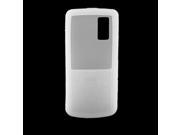 Clear White Silicone Skin Soft Case for Mobile Phone LG KG770