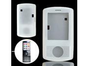 Clear White Silicon Skin Cell Phone Case for Dopod C750