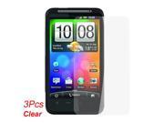 Clear LCD Screen Protector 3 Pcs for HTC Desire HD G10