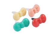 4 Pcs Colorful Plastic Anti Dust 3.5mm Ear Cap Stopper for Cell Phone