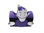 Cartoon Boy Tabletop Rubber Mobile Phone Holder Purple
