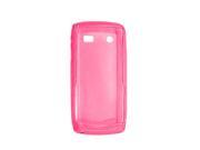 Soft Plastic Cover Pink Back Case for Blackberry 9100