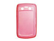 Red Pink Plastic Cover Soft Case for BlackBerry 9700
