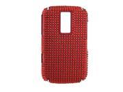 Unique Bargains For Blackberry 9000 Crystal Coated Plastic Red Case