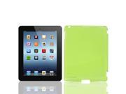Clear Green Hard Plastic Back Case Cover Protector for Apple iPad 2