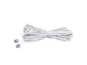 White Home Office RJ11 to RJ11 Telephone Cable Line Lienx