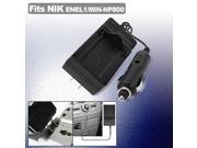 US Plug 100V 240V Camera Battery Home Car Charger for Nikon Minolta