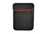 14 Widescreen Leptop Bag Vertical Neoprene Notebook Case Black Red