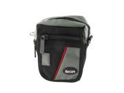 Nylon Zipper Closure Shoulder Digital Camera Bag Pouch Black