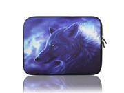 13 13.3 Wolf Pattern Notebook Laptop Sleeve Bag Pouch Case for Asus HP