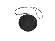 77mm Center Pinch Snap Front Lens Cap Hood Cover for Nikon for Canon Filter