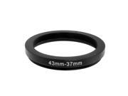 43mm to 37mm Black Metal Step Down Ring Adapter for Camera