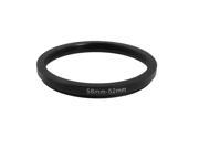 58mm 52mm 58mm to 52mm Black Step Down Ring Adapter for Camera