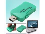 Mini USB 2.0 SD MMC Memory Card Reader Writer Green