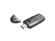 Clear Black USB 2.0 Memory Card Reader for SD MMC