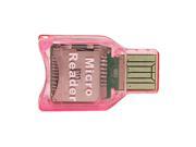 USB Mini Memory Card Reader for M2 Micro SD T Flash TF