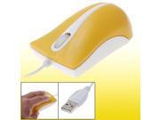 Mini Cute USB Desktop Laptop Optical Mouse Mice Yellow