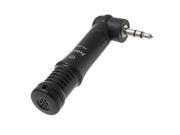 3.5mm Male Plug Studio Microphone Mic Black for Notebook PC Computer