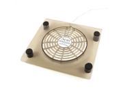 USB Laptop Notebook Cooling Cooler Pad 1 Built in Fans with Blue LED 15.4