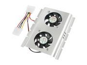Computer PC 4 Pin Connector Cooler Fan for 3.5 Hard Disk