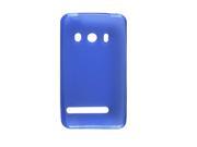 Blue Anti glare Soft Plastic Case Shell for HTC EVO 4G