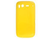 Yellow Soft Plastic Cover Case Protector for HTC Desire S G12