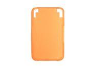 Smooth Orange Soft Plastic Case for Amazon Kindle 3