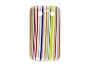Colorful Stripe Print IMD Back Case for Blackberry 9700