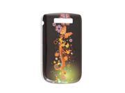 Unique Bargains Colorful Printed Plastic Back Shell for Blackberry 9800