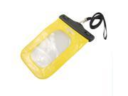 Inflatable Water Resistant Yellow Bag for Mobile Phone