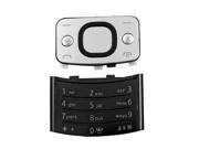 Silver Tone Trackpad Blk Number Keypad for Nokia 6700S