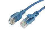 RJ45 8P8C Male CAT5E LAN Network Ethernet Cable Wire Cord Blue 6.2Ft