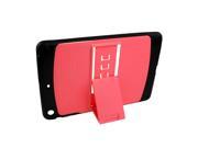 Protective Black Pink Plastic Case Cover Stand Support for Apple iPad Mini