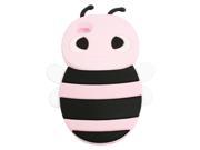 Pink Black Bee Shape Soft Silicone Phone Case Cover for iPhone 4 4G 4GS 4S