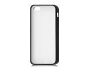 Black Clear TPU Soft Plastic Edge Cover Case for iPhone 5 5G