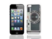 Vintage Style Camera Pattern IMD Hard Back Cover Case for Apple iPhone 5 5G
