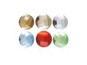 Glitter Round Crystal Home Button Stickers 6 in 1 for iPhone 4 4G 4S 4GS 5 5G
