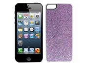 Glittery Purple Plastic Back Case Cover for iPhone 5 5G 5th Gen