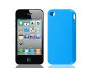 Sky Blue Soft Protective Case Shell for Apple iPhone 4 4S 4G 4GS