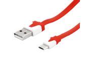 Red USB 2.0 Type A to Micro 5 Pin 1M 3.3Ft Data Charger Cable Cord